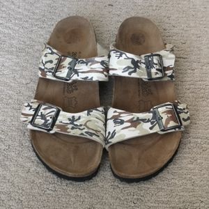 Camo Birki's Sandals